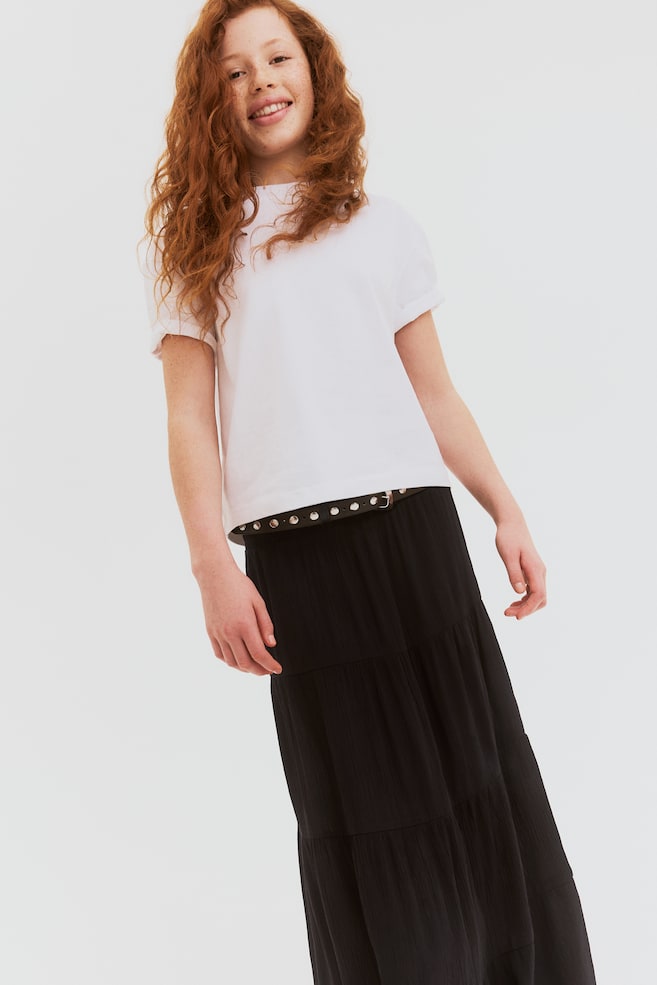 Юбка многослойная со сборками H&M, черный
Юбка многослойная со сборками H&M, черный