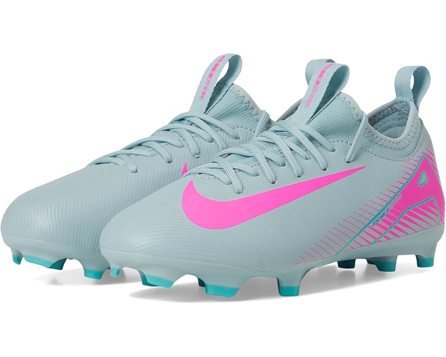 Кроссовки Nike Kids Jr. Mercurial Vapor 16 Academy Multi-Ground Low-Top Soccer Cleats, цвет Ocean Cube/Pink Blast 
Кроссовки Nike Kids Jr. Mercurial Vapor 16 Academy Multi-Ground Low-Top Soccer Cleats, цвет Ocean Cube/Pink Blast