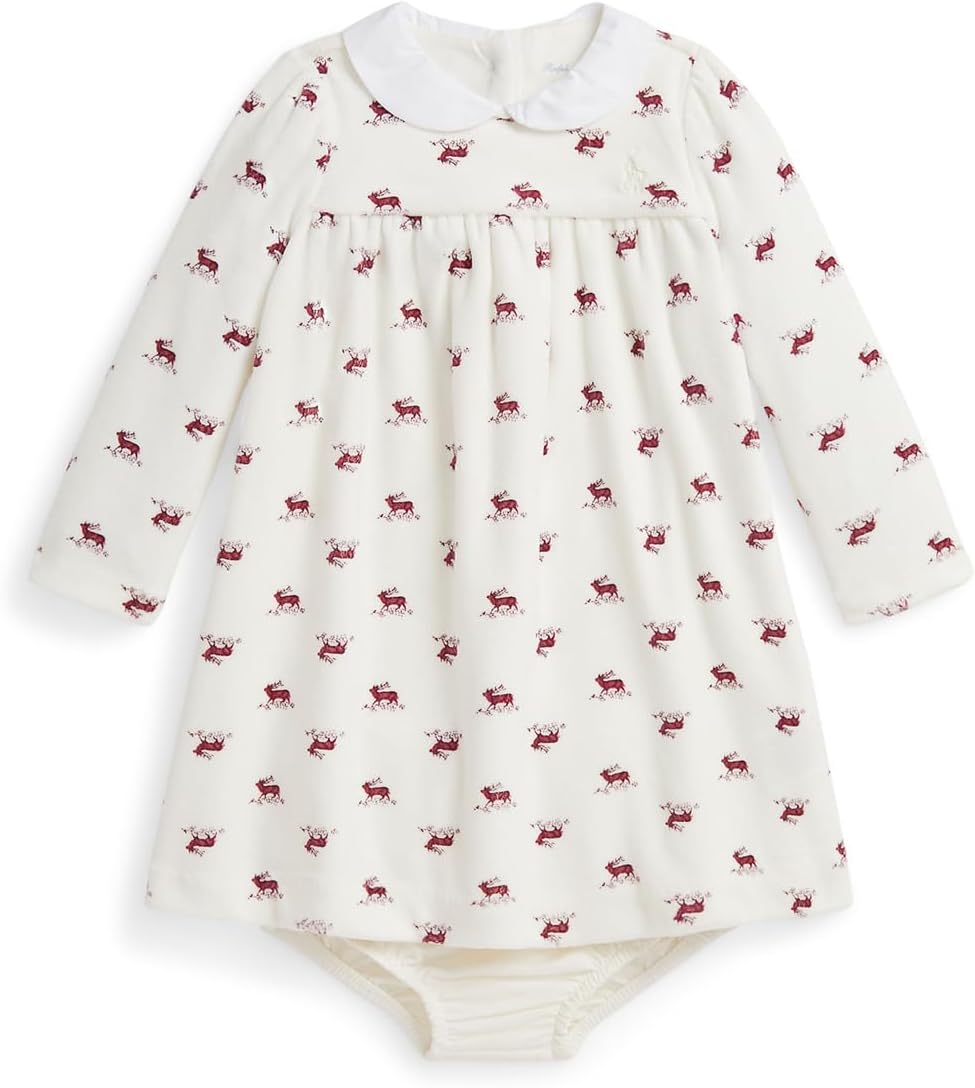 Велюровое платье и шаровары с принтом лося Polo Ralph Lauren Kids, Running Elk Convo Red
Велюровое платье и шаровары с принтом лося Polo Ralph Lauren Kids, Running Elk Convo Red