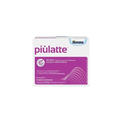 Добавка Piu Latte для беременных - 14 пакетиков по 5 грамм Humana 
Добавка Piu Latte для беременных - 14 пакетиков по 5 грамм Humana