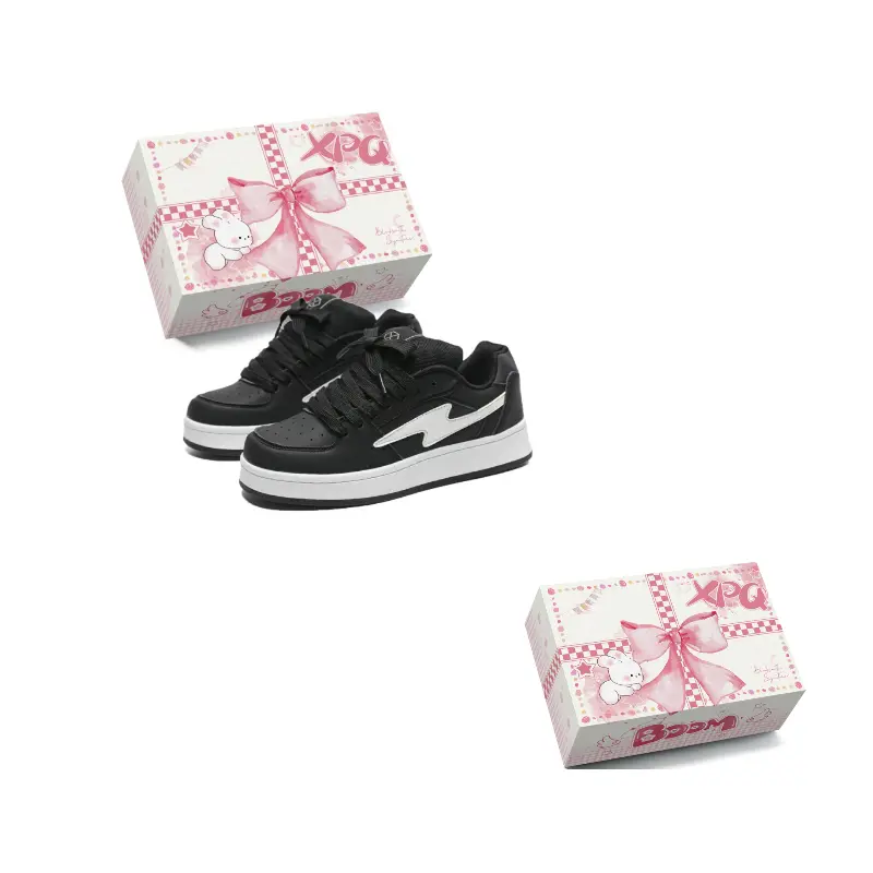 XPQ Антискользящие износостойкие низкие скейтерские кроссовки унисекс черные, цвет Black
XPQ Антискользящие износостойкие низкие скейтерские кроссовки унисекс черные, цвет Black