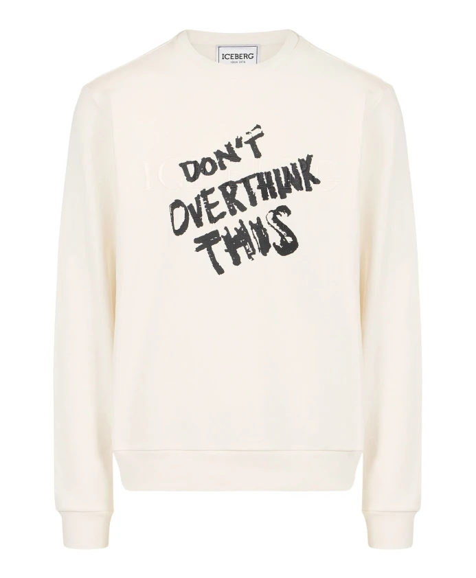 Толстовка с круглым вырезом стандартного кроя Iceberg, белый
Толстовка с круглым вырезом стандартного кроя Iceberg, белый