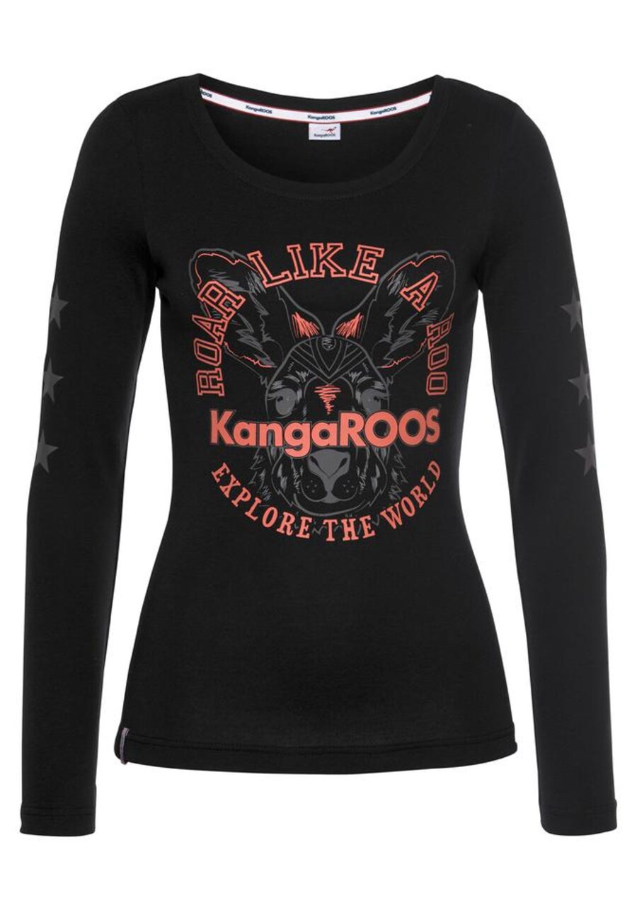 Лонгслив KangaROOS Shirt, черный
Лонгслив KangaROOS Shirt, черный