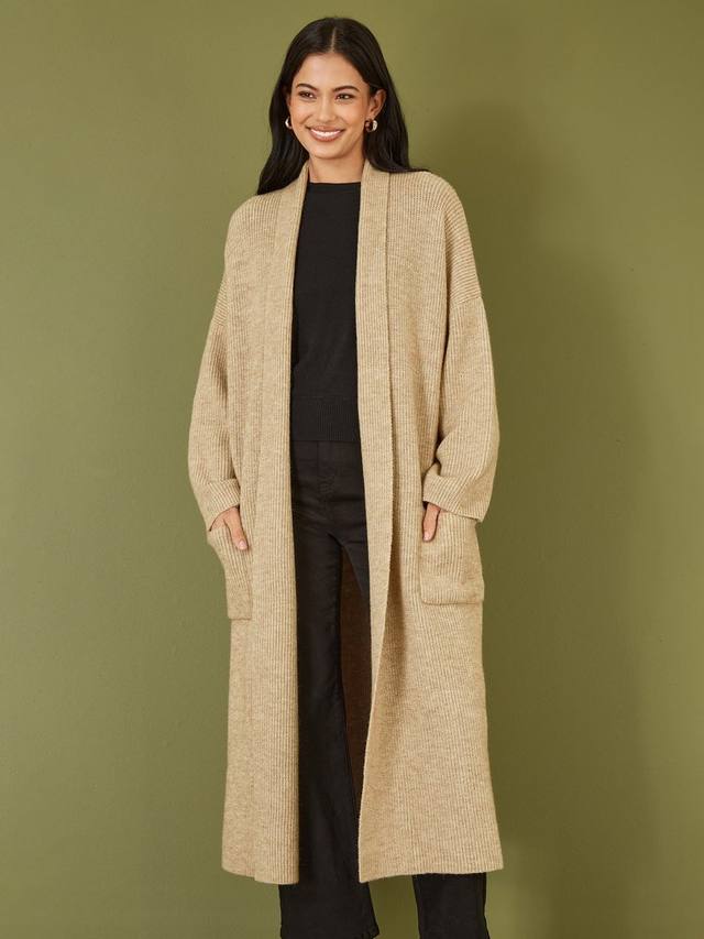 Вязаный кардиган с макси карманами Yumi, цвет Oatmeal
Вязаный кардиган с макси карманами Yumi, цвет Oatmeal