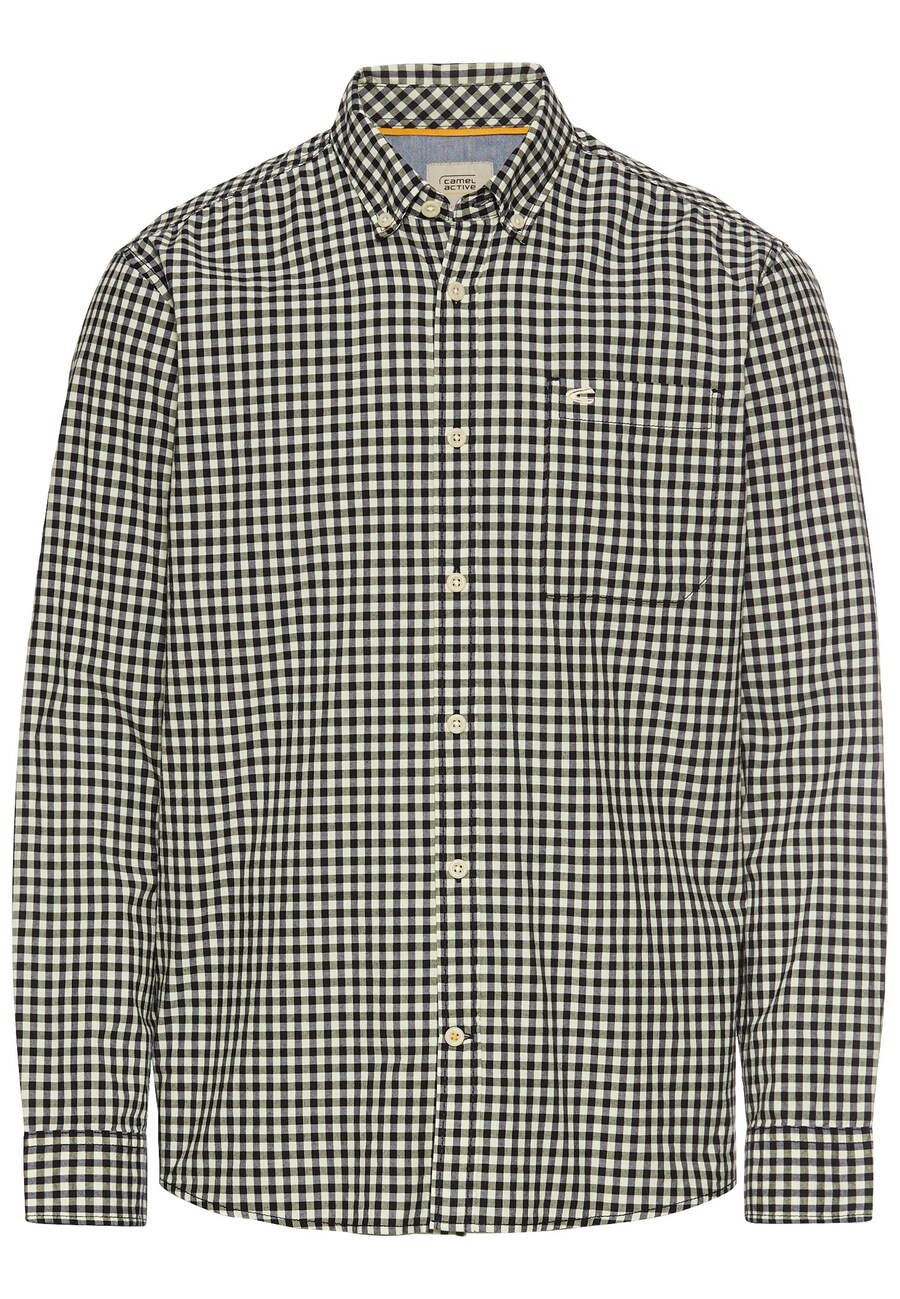 Рубашка на пуговицах классического кроя CAMEL ACTIVE, цвет Black/Off white
Рубашка на пуговицах классического кроя CAMEL ACTIVE, цвет Black/Off white