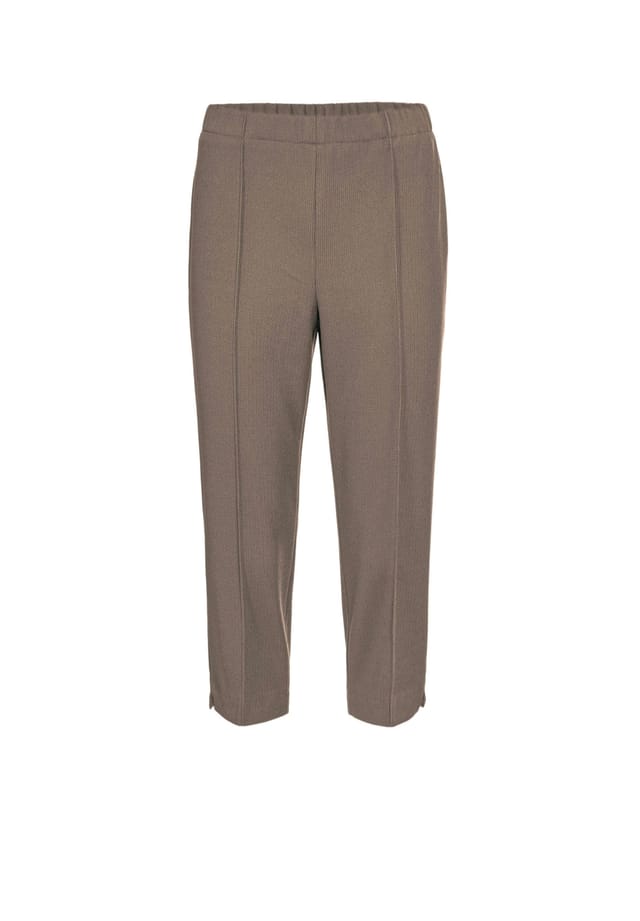 Короткий размер: удобные брюки с рубчиком 7/8 Goldner, коричневый
Короткий размер: удобные брюки с рубчиком 7/8 Goldner, коричневый