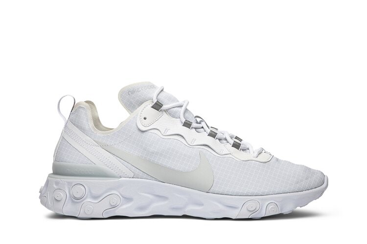 Кроссовки Nike React Element 55 'Pure Platinum', белый
Кроссовки Nike React Element 55 'Pure Platinum', белый