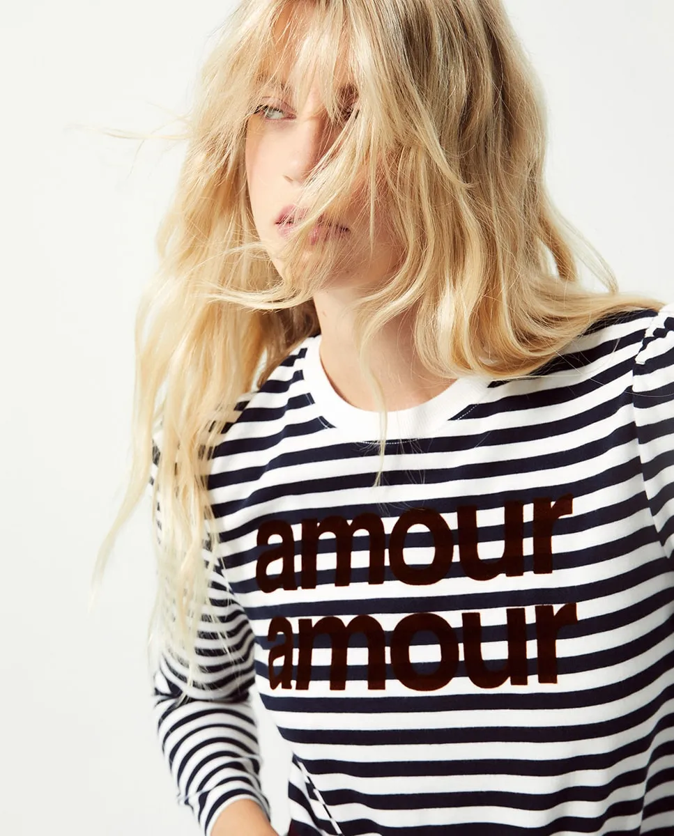 Футболка в полоску Sfera, темно-синий
Футболка в полоску Sfera, темно-синий