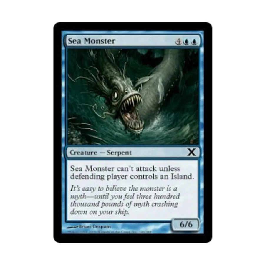 CCG Морское чудовище (С), MTG - 10th Edition 
CCG Морское чудовище (С), MTG - 10th Edition