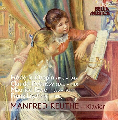 CD диск Chopin / Debussy / Liszt / Ravel / Reuthe: Manfred Reuthe: Klavier
CD диск Chopin / Debussy / Liszt / Ravel / Reuthe: Manfred Reuthe: Klavier
