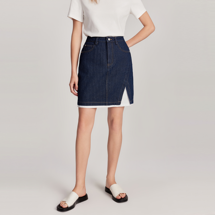 ELLE Повседневная короткая юбка Women's Denim Blue
ELLE Повседневная короткая юбка Women's Denim Blue