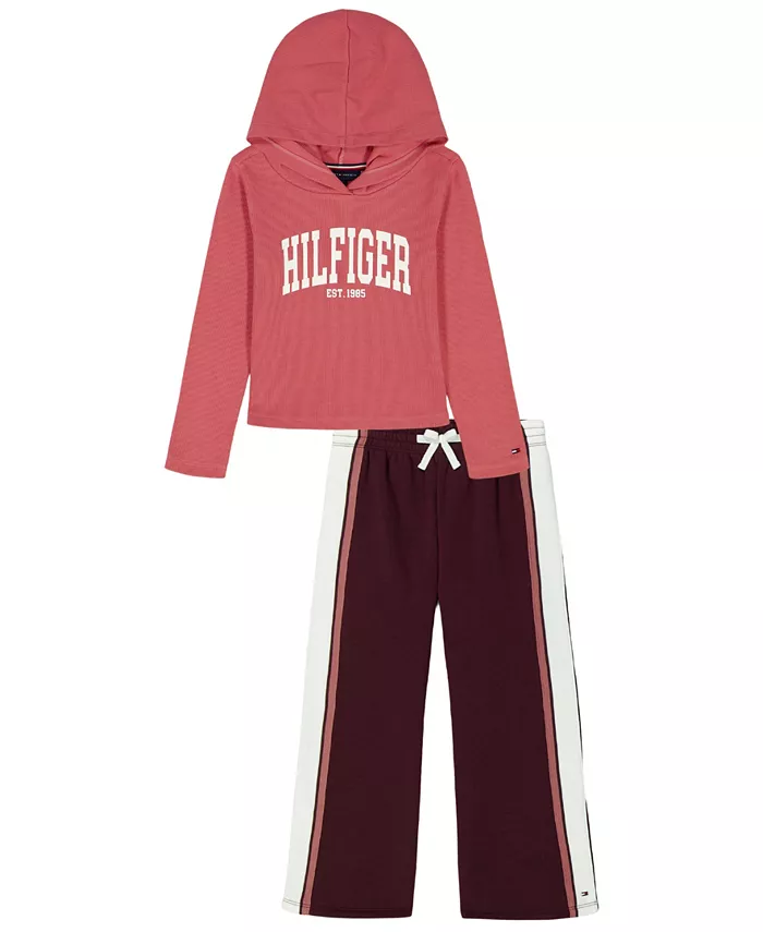 Комплект из двух предметов: толстовка с капюшоном и широкие брюки для малышей и маленьких девочек Tommy Hilfiger, мультиколор
Комплект из двух предметов: толстовка с капюшоном и широкие брюки для малышей и маленьких девочек Tommy Hilfiger, мультиколор