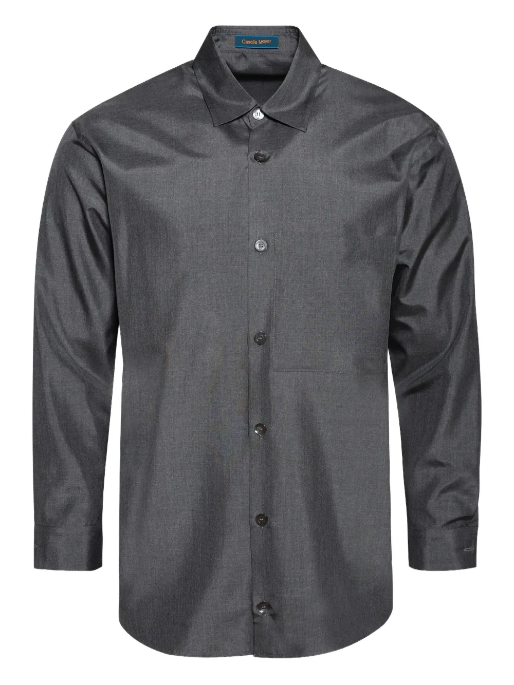Шелковая рубашка с вышивкой Casella Meyer, серый
Шелковая рубашка с вышивкой Casella Meyer, серый