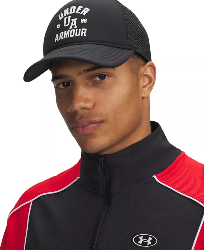 Мужская бейсболка в спортивном стиле Trucker Snapback Under Armour, черный
Мужская бейсболка в спортивном стиле Trucker Snapback Under Armour, черный