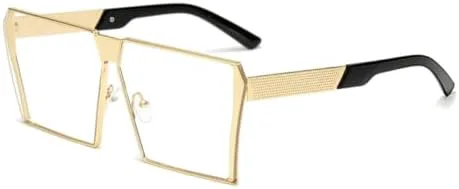 Металлические квадратные солнцезащитные очки для женщин и мужчин, модные солнцезащитные очки в крупной оправе, винтажные очки для женщин MTZJH, Gold-clear
Металлические квадратные солнцезащитные очки для женщин и мужчин, модные солнцезащитные очки в крупной оправе, винтажные очки для женщин MTZJH, Gold-clear