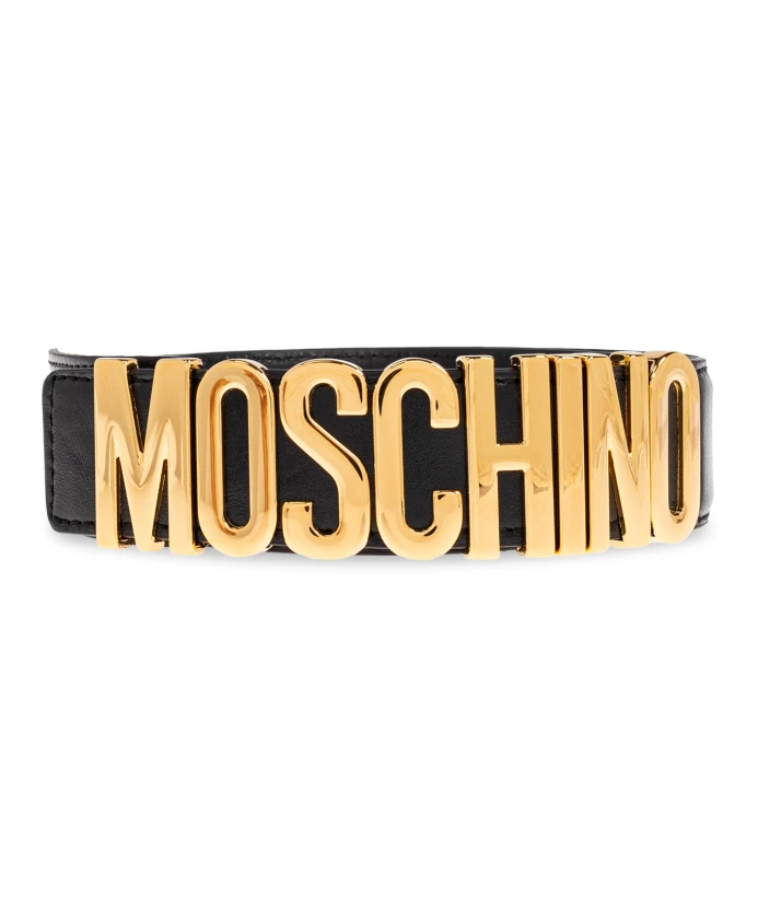 Ремень с логотипом Moschino, черный
Ремень с логотипом Moschino, черный