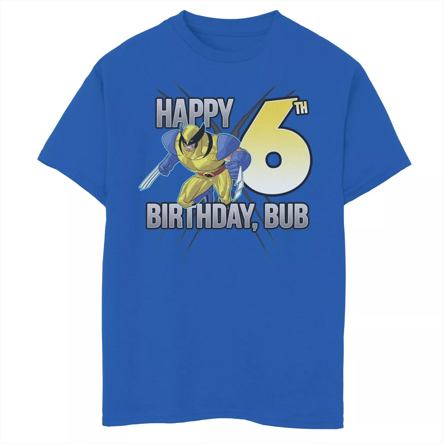 Футболка с рисунком «Марвел-Люди Икс» и «Росомаха» для мальчиков 8–20 лет с изображением пузырей на 6-й день рождения Marvel
Футболка с рисунком «Марвел-Люди Икс» и «Росомаха» для мальчиков 8–20 лет с изображением пузырей на 6-й день рождения Marvel