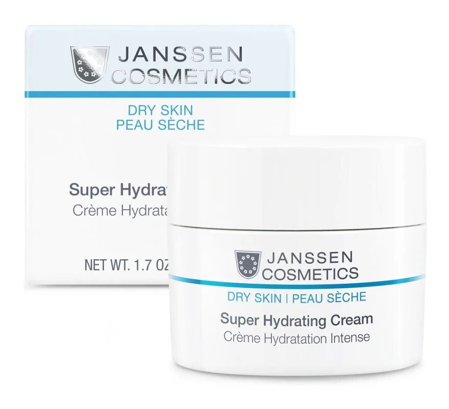 Janssen Cosmetics, Super Hydrating Cream, Увлажняющий крем, 50 мл
Janssen Cosmetics, Super Hydrating Cream, Увлажняющий крем, 50 мл