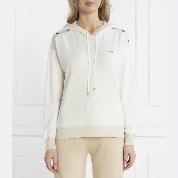 Свитер свободного кроя Liu Jo, экрю
Свитер свободного кроя Liu Jo, экрю