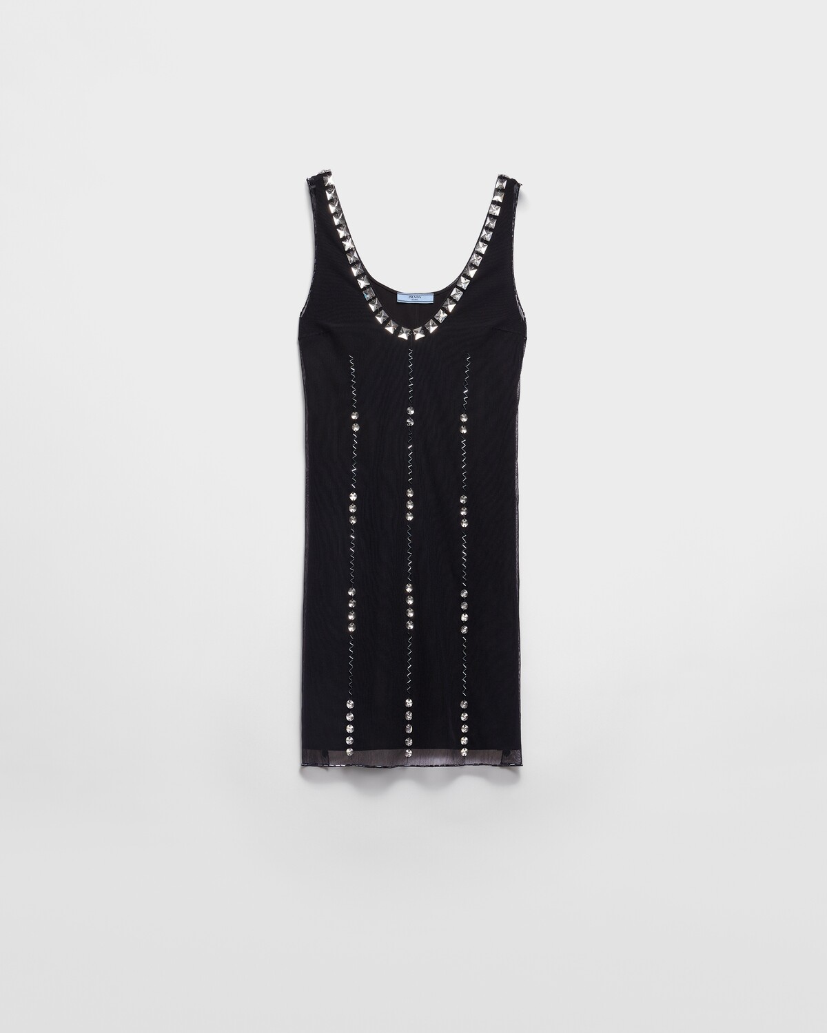 Мини-платье из вышитого тюля Prada, черный
Мини-платье из вышитого тюля Prada, черный