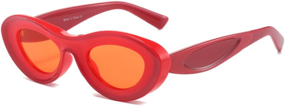 Модные персонализированные овальные солнцезащитные очки с цветовыми блоками для женщин, для активного отдыха на природе, с защитой от УФ-излучения UV400, для мужчин и для пляжа TYUVIVO, Red Orange
Модные персонализированные овальные солнцезащитные очки с цветовыми блоками для женщин, для активного отдыха на природе, с защитой от УФ-излучения UV400, для мужчин и для пляжа TYUVIVO, Red Orange