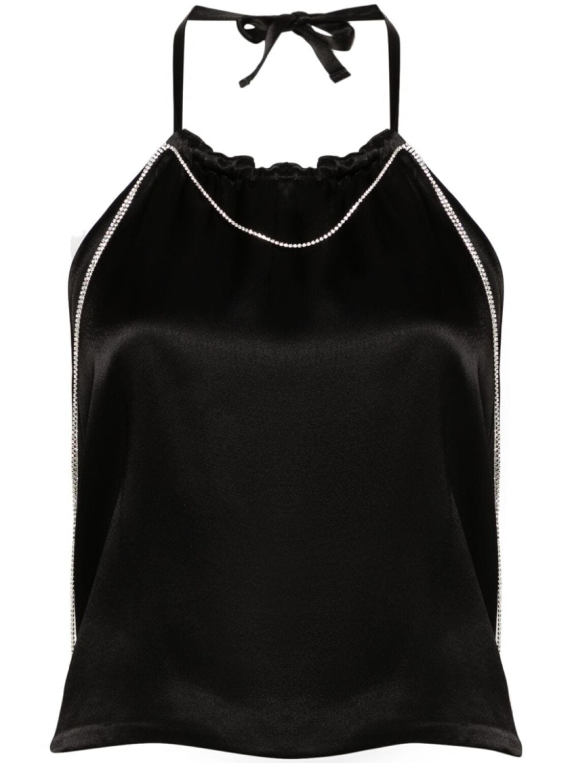 Hamoulet атласный топ Layla, украшенный кристаллами, черный
Hamoulet атласный топ Layla, украшенный кристаллами, черный