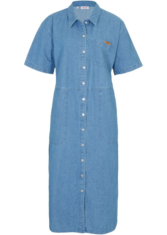 Джинсовое платье оверсайз John Baner Jeanswear, синий
Джинсовое платье оверсайз John Baner Jeanswear, синий