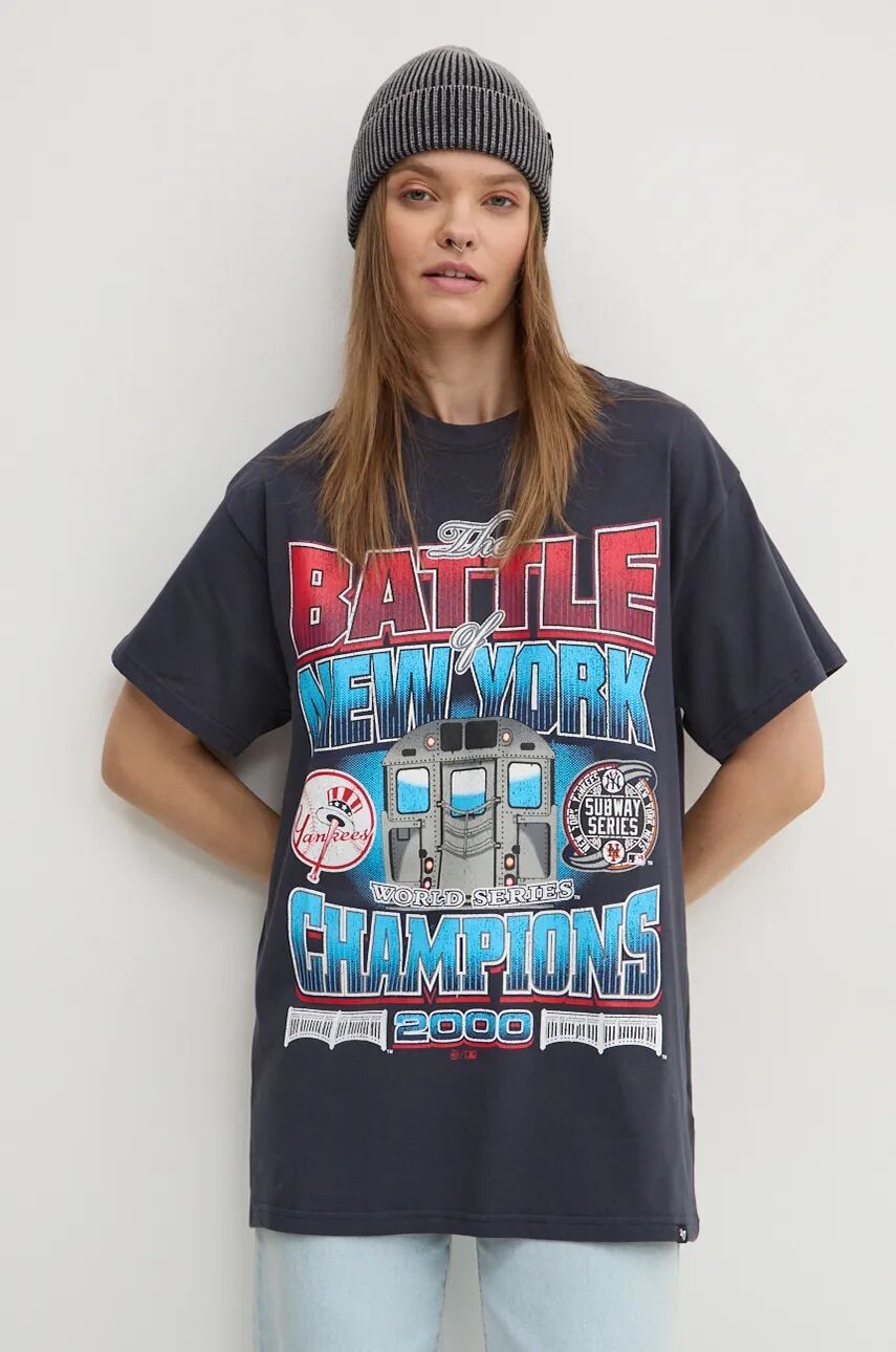 Хлопковая футболка бренда 47 MLB New York Yankees 47 Brand, темно-синий
Хлопковая футболка бренда 47 MLB New York Yankees 47 Brand, темно-синий