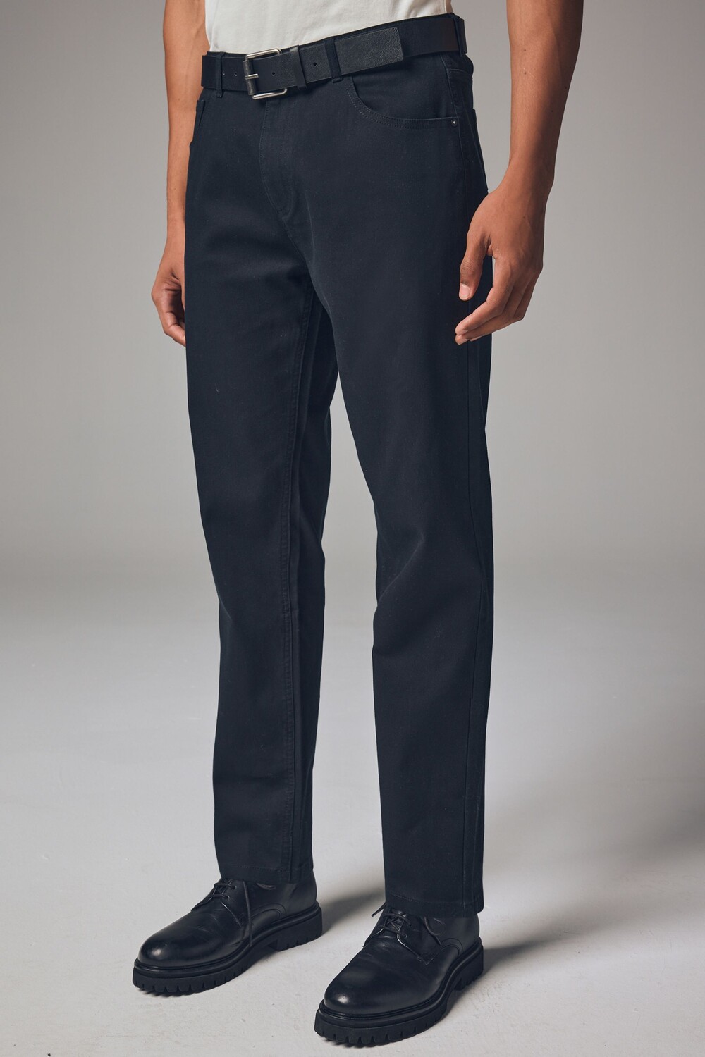 Фактурные брюки с поясом и пятью карманами Next, черный
Фактурные брюки с поясом и пятью карманами Next, черный