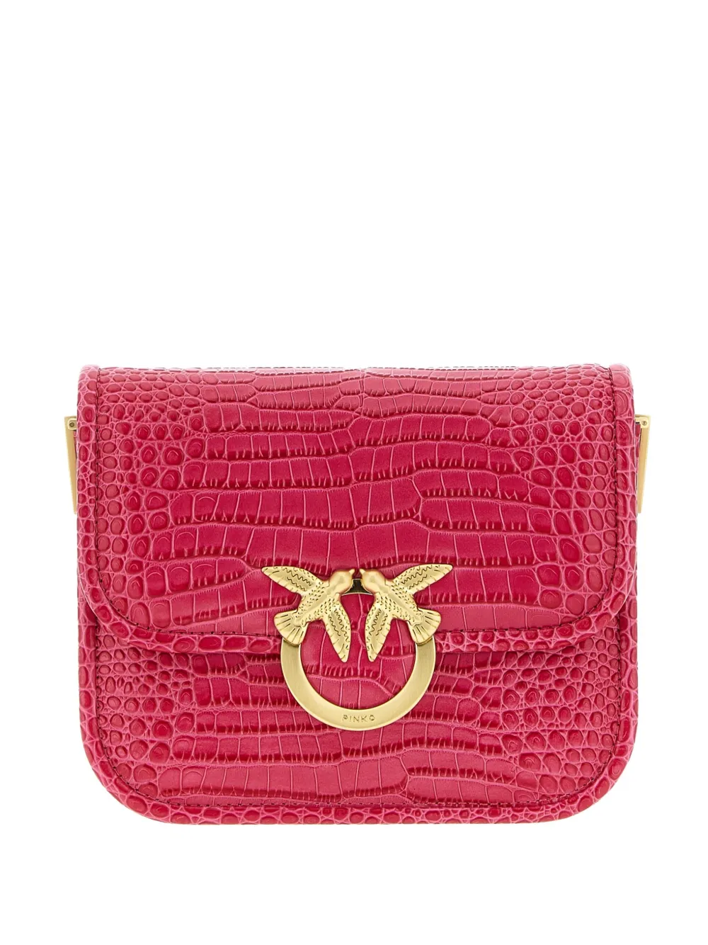 Мини-сумка через плечо с эффектом крокодила PINKO, розовый
Мини-сумка через плечо с эффектом крокодила PINKO, розовый
