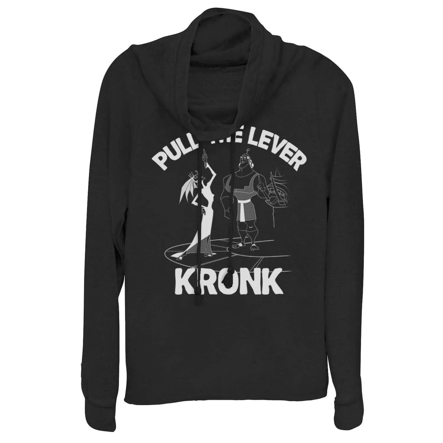 Толстовка с воротником-хомутом Disney's Emperors New Groove Juniors Yzma Pull The Lever Licensed Character, черный
Толстовка с воротником-хомутом Disney's Emperors New Groove Juniors Yzma Pull The Lever Licensed Character, черный