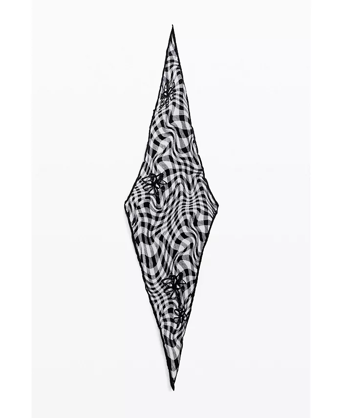 Женский шарф в клетку Desigual, белый
Женский шарф в клетку Desigual, белый