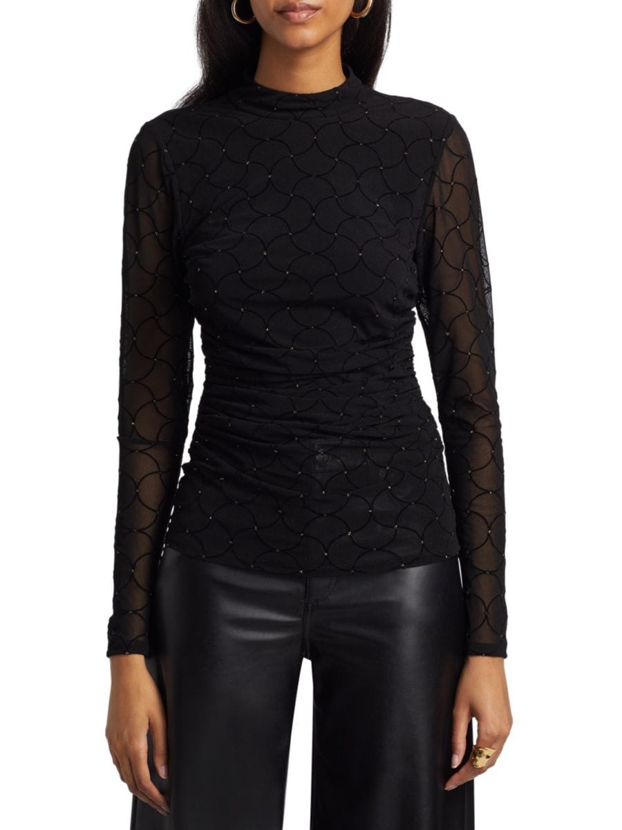 Топ из опаловой сетки Ramy Brook, цвет Black Diamond
Топ из опаловой сетки Ramy Brook, цвет Black Diamond