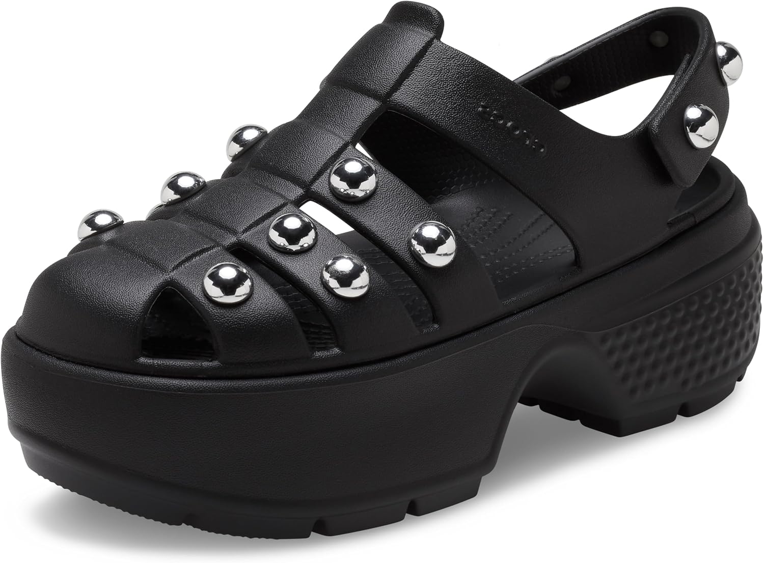 Мужские сандалии Crocs Stomp Stud Fisherman, черный
Мужские сандалии Crocs Stomp Stud Fisherman, черный