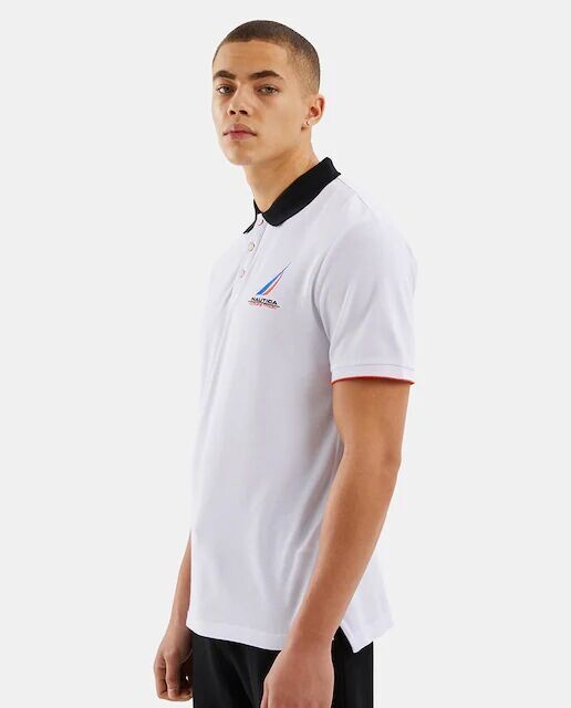 Мужская рубашка-поло стандартного кроя с короткими рукавами Nautica, белый
Мужская рубашка-поло стандартного кроя с короткими рукавами Nautica, белый