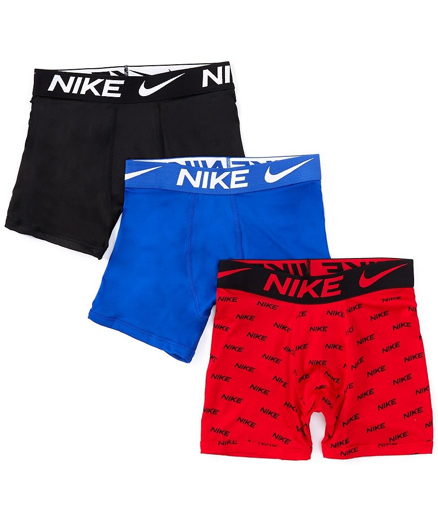 Комплект из трех боксеров Dri-FIT с принтом Swoosh Nike Little/Big Boys 6–20, красный
Комплект из трех боксеров Dri-FIT с принтом Swoosh Nike Little/Big Boys 6–20, красный