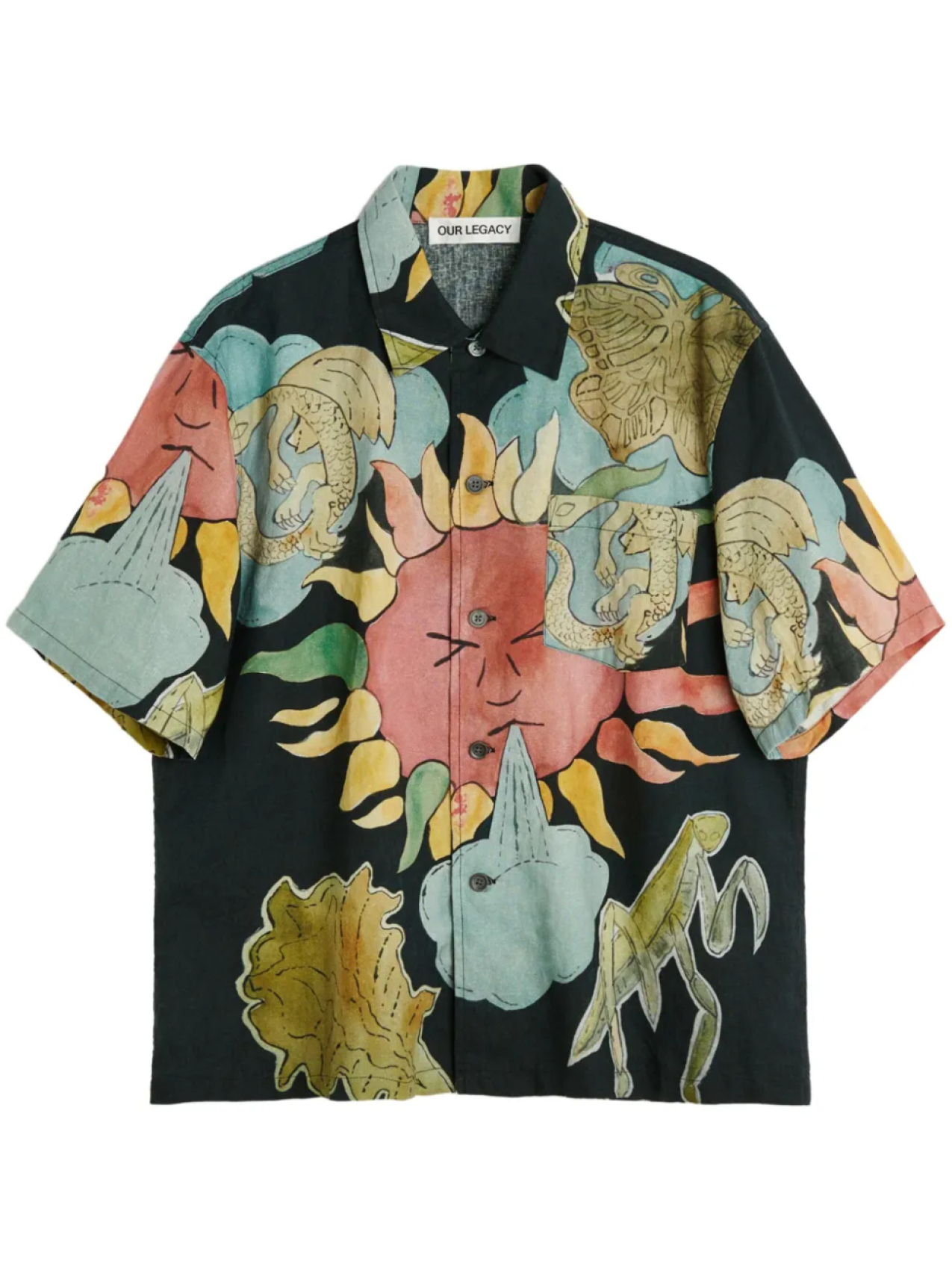 OUR LEGACY рубашка с графичным принтом, черный
OUR LEGACY рубашка с графичным принтом, черный