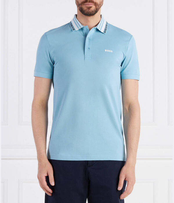 Футболка поло мужская Boss Green с декором горловины, голубой
Футболка поло мужская Boss Green с декором горловины, голубой