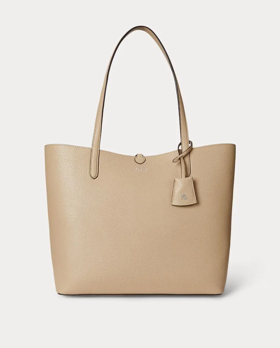 Средняя женская сумка-тоут из кожи с реверсивным дизайном Lauren, бежевый
Средняя женская сумка-тоут из кожи с реверсивным дизайном Lauren, бежевый