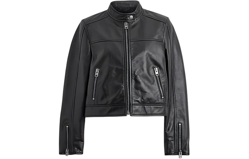 COACH Кожаная куртка SS24 женская черная, Black
COACH Кожаная куртка SS24 женская черная, Black