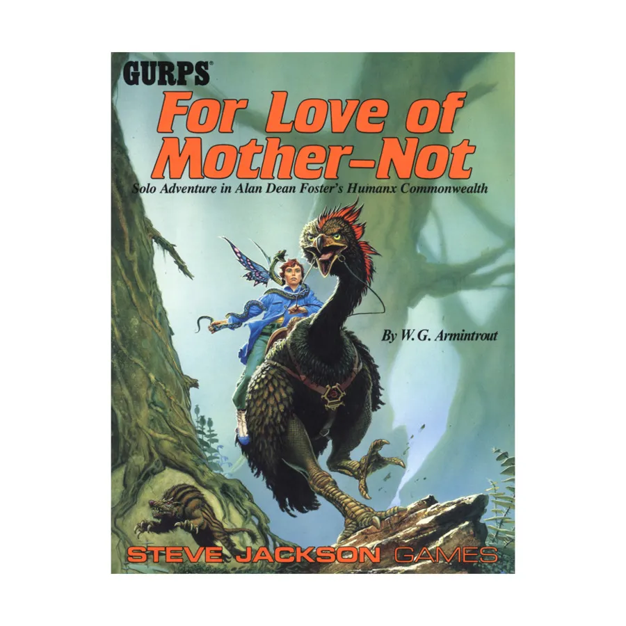 Humanx - For Love of Mother-Not, GURPS (1st-3rd Edition) - Adventures, мягкая обложка
Humanx - For Love of Mother-Not, GURPS (1st-3rd Edition) - Adventures, мягкая обложка