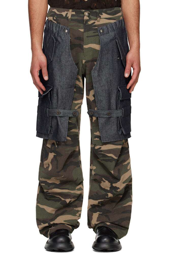 SSENSE Эксклюзивные брюки-карго Raptor темно-синего и хаки цвета хаки Andersson Bell
SSENSE Эксклюзивные брюки-карго Raptor темно-синего и хаки цвета хаки Andersson Bell