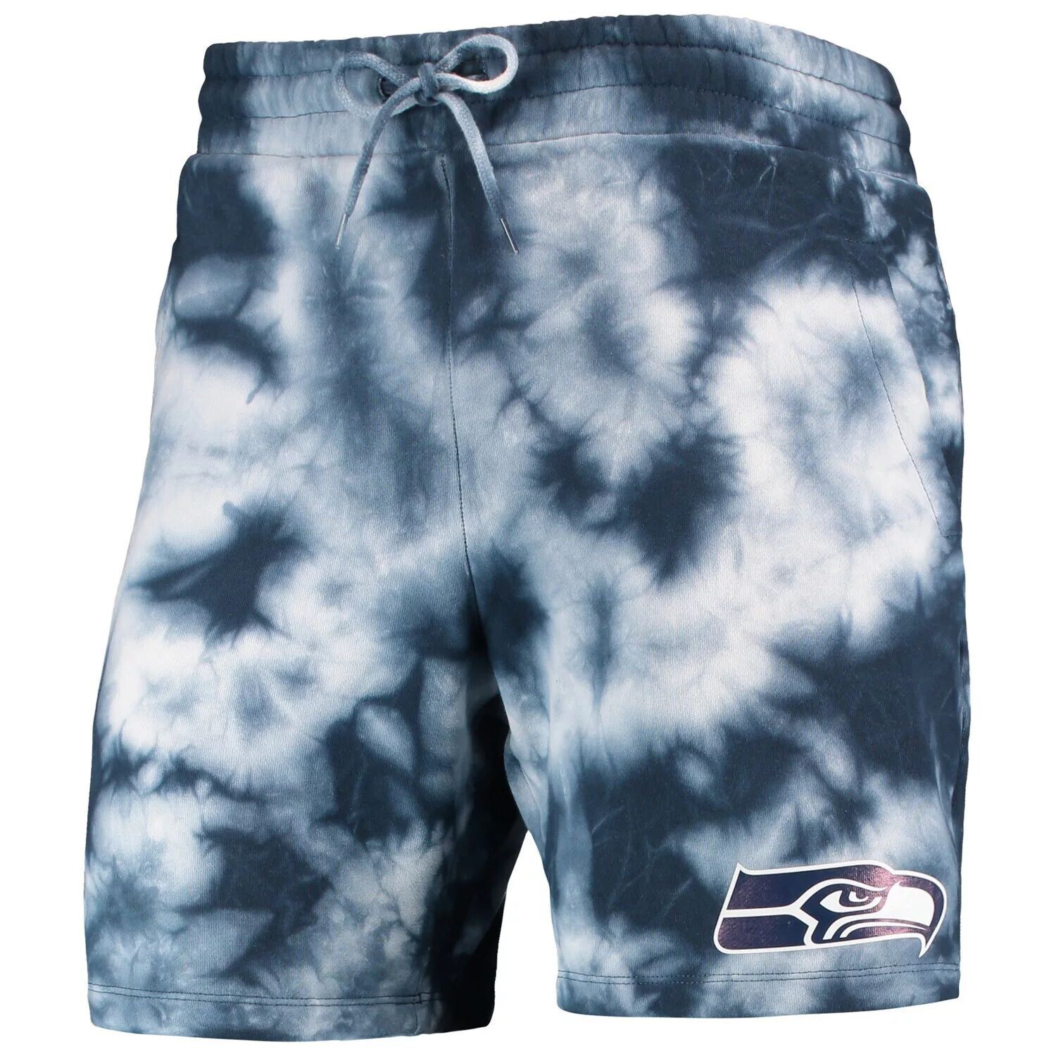 Мужские темно-синие шорты Seattle Seahawks с принтом тай-дай New Era 
Мужские темно-синие шорты Seattle Seahawks с принтом тай-дай New Era