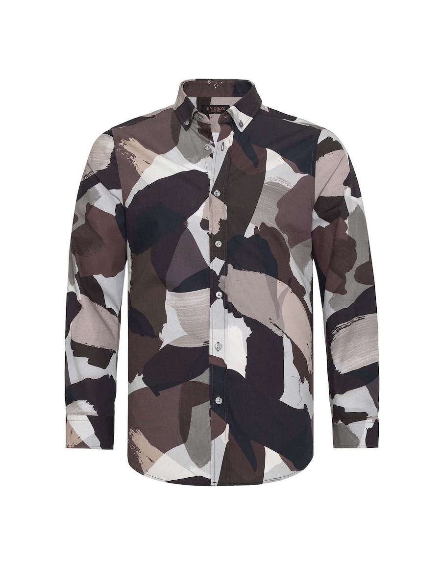 Рубашка на пуговицах классического кроя By Diess Collection, коричневый/темно-коричневый
Рубашка на пуговицах классического кроя By Diess Collection, коричневый/темно-коричневый