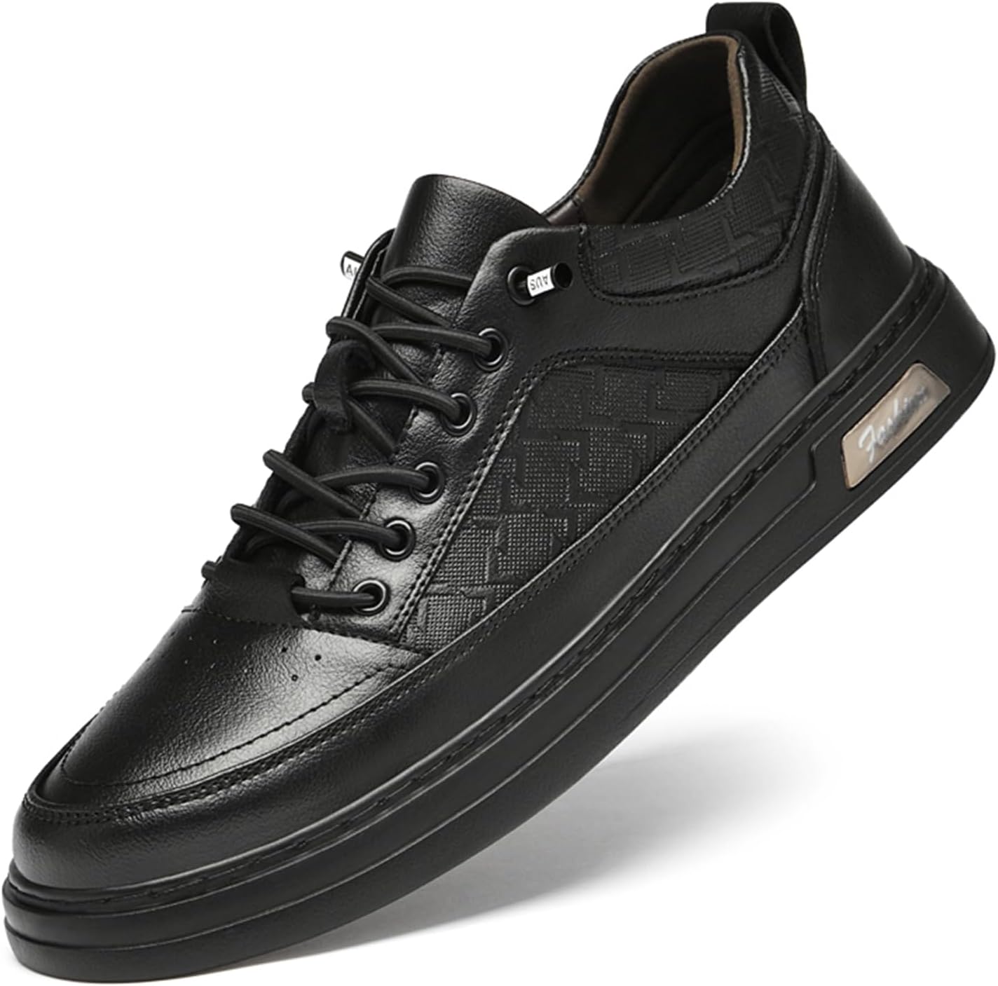 Мягкие мужские кожаные кроссовки классические модные ретро ручной работы для мужчин, повседневная обувь Abborora, черный
Мягкие мужские кожаные кроссовки классические модные ретро ручной работы для мужчин, повседневная обувь Abborora, черный