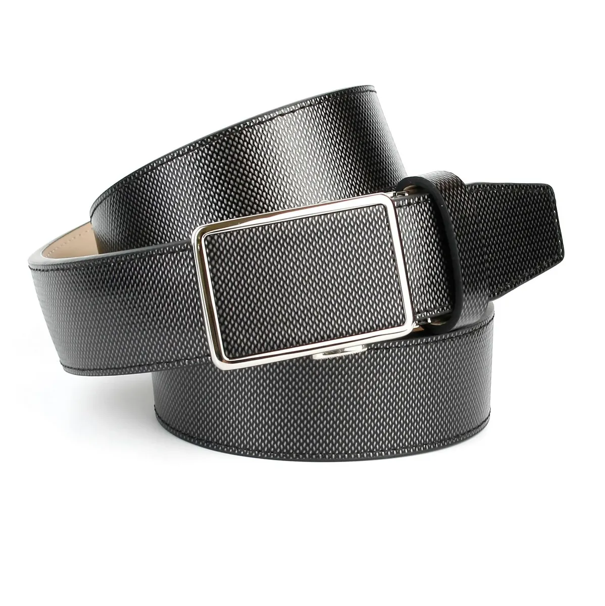 Кожаный ремень Anthoni Crown с блестящей поверхностью, серый
Кожаный ремень Anthoni Crown с блестящей поверхностью, серый