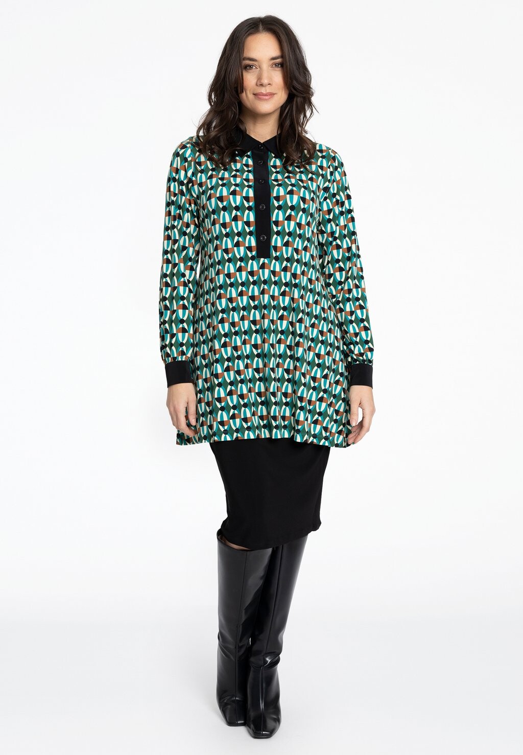 Топ с длинными рукавами Yoek, зеленый
Топ с длинными рукавами Yoek, зеленый