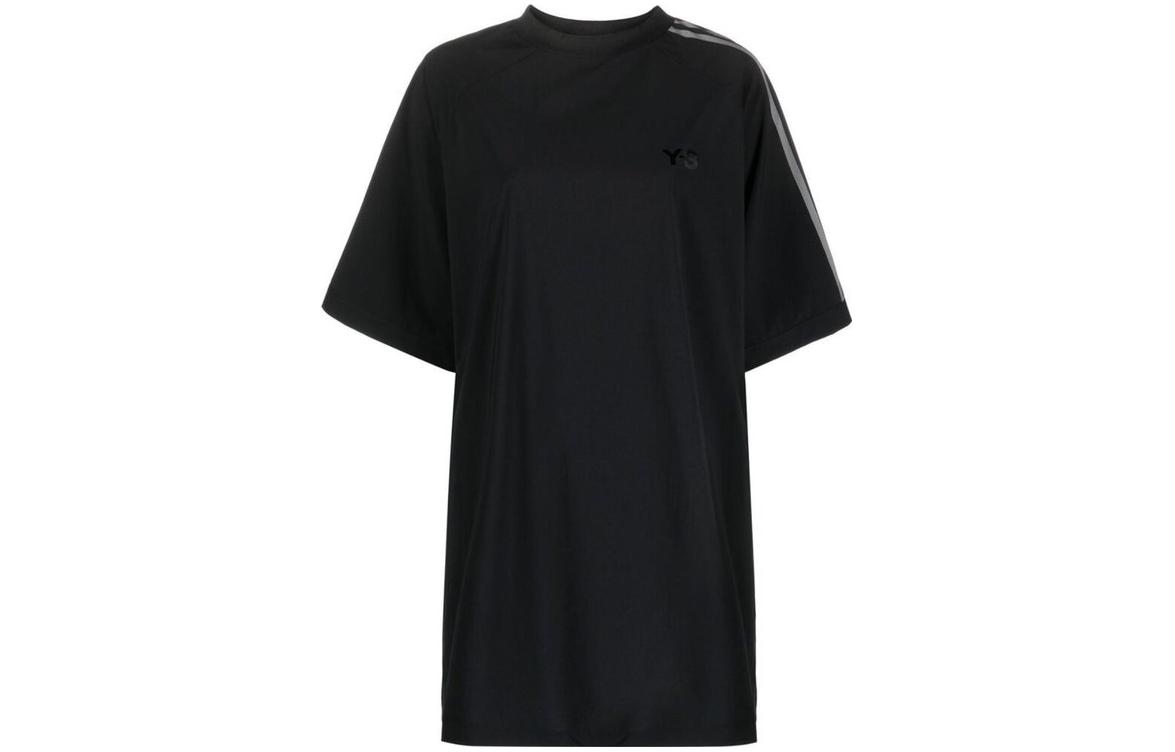 Y-3 Женское черное платье с коротким рукавом
Y-3 Женское черное платье с коротким рукавом