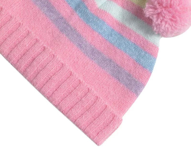 Шапка-бини для вечеринки с помпоном из черепашьего меха для малышей Turtle Fur, цвет Petal 
Шапка-бини для вечеринки с помпоном из черепашьего меха для малышей Turtle Fur, цвет Petal