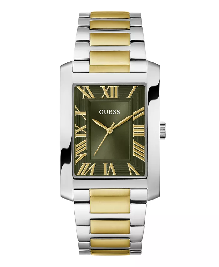 Мужские аналоговые часы из нержавеющей стали с двухцветным циферблатом, 34 мм GUESS
Мужские аналоговые часы из нержавеющей стали с двухцветным циферблатом, 34 мм GUESS